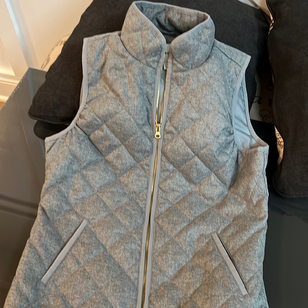 Gray vest jacket